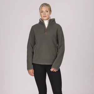 Aubrion Core Half Zip Fleece - Green in Green