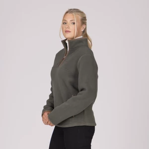 Aubrion Core Half Zip Fleece - Green in Green