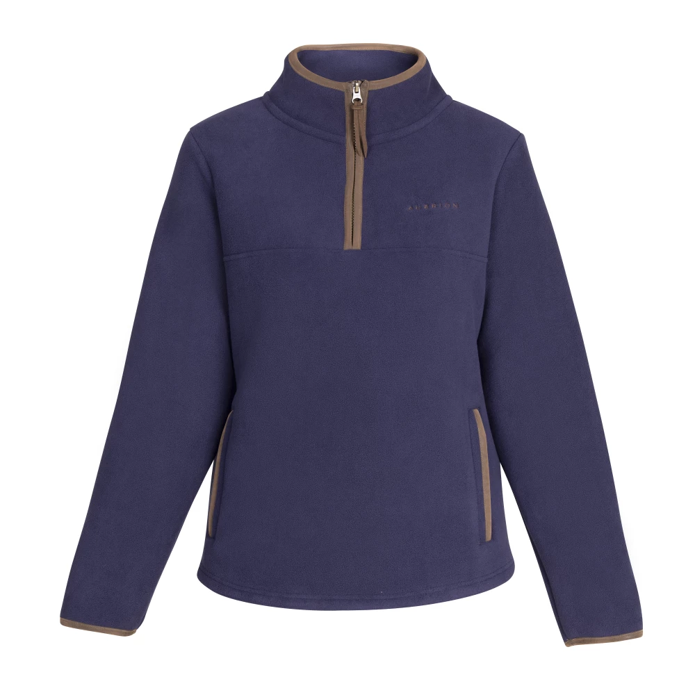 Aubrion Core Half Zip Fleece - Navy in Navy