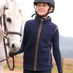 Aubrion Core Fleece Gilet - Young Rider - Navy 