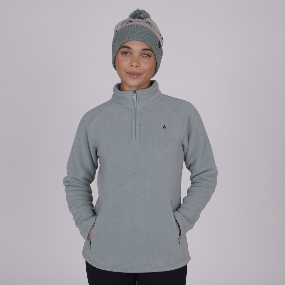Aubrion React Half Zip Fleece - Sage