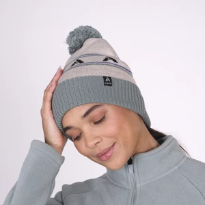 Aubrion React Bobble Hat - Sage/Sand in Sage/Sand
