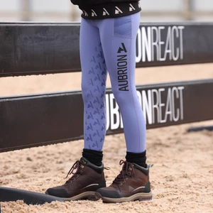 Aubrion React Non-Stop Riding Tights - Young Rider - Sky in Sky