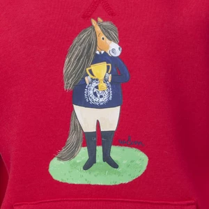 Tikaboo Winnie & Me Hoodie - Red in Red
