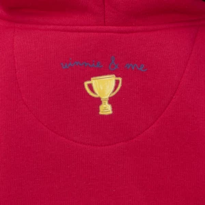 Tikaboo Winnie & Me Hoodie - Red in Red