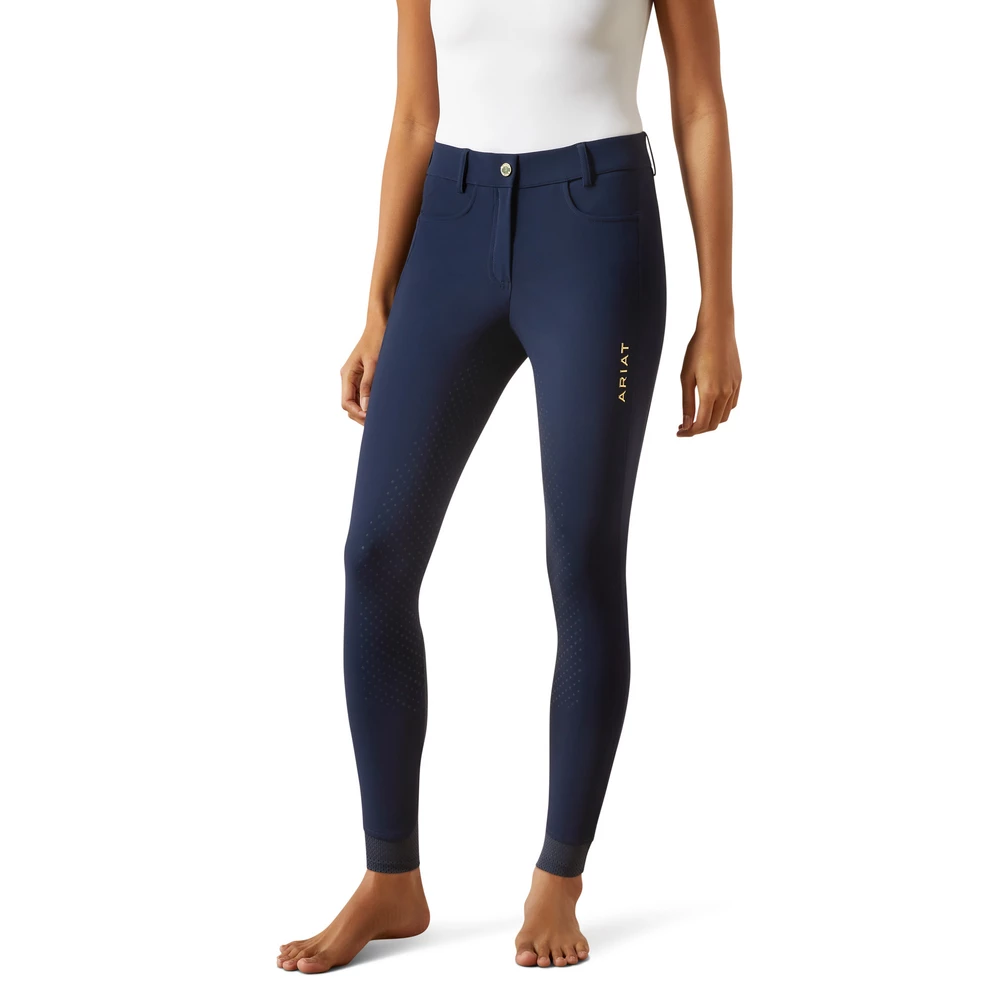 Ariat Womens Tri Factor Nt Full seat Breech - Navy Eclipse in Navy Eclipse