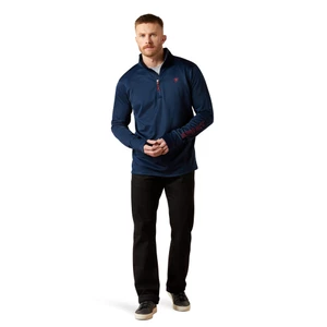 Ariat Mens Team Eq 1/2 Zip - Navy 