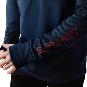 Ariat Mens Team Eq 1/2 Zip - Navy in Navy