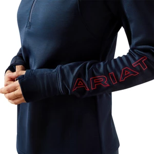 Ariat Womens Team Eq 1/2 Zip - Navy in Navy