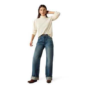 Ariat Womens Aldergate Sweater - Arctic Wolf in Arctic Wolf