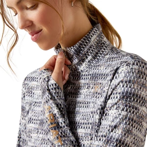 Ariat Womens Lowell 3.0 1/4 Zip Long sleeve Baselayer - Autumn Batik in Autumn Batik