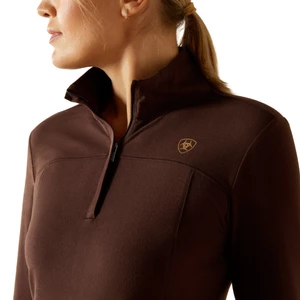 Ariat Womens Lowell 3.0 1/4 Zip Long sleeve Baselayer - Java in Java