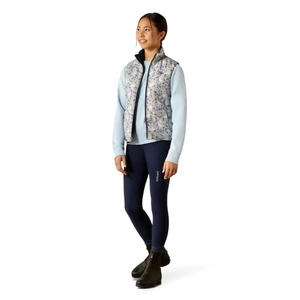 Ariat Youth Bella Insulated Reversible Vest- Posey Pony Print in Posey Pony Print