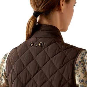 Ariat Womens Woodside Vest - Coffee Bean in Coffee Bean