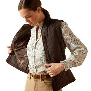 Ariat Womens Woodside Vest - Coffee Bean in Coffee Bean