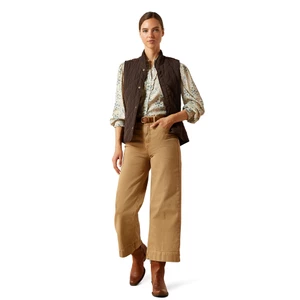 Ariat Womens Woodside Vest - Coffee Bean in Coffee Bean