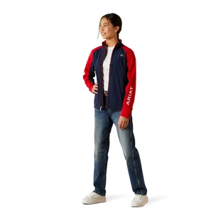 Ariat Youth Team Eq Jacket - Navy/Red in Navyt/Red