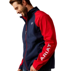 Ariat Mens Team Eq Jacket - Navy/Red in Navyt/Red