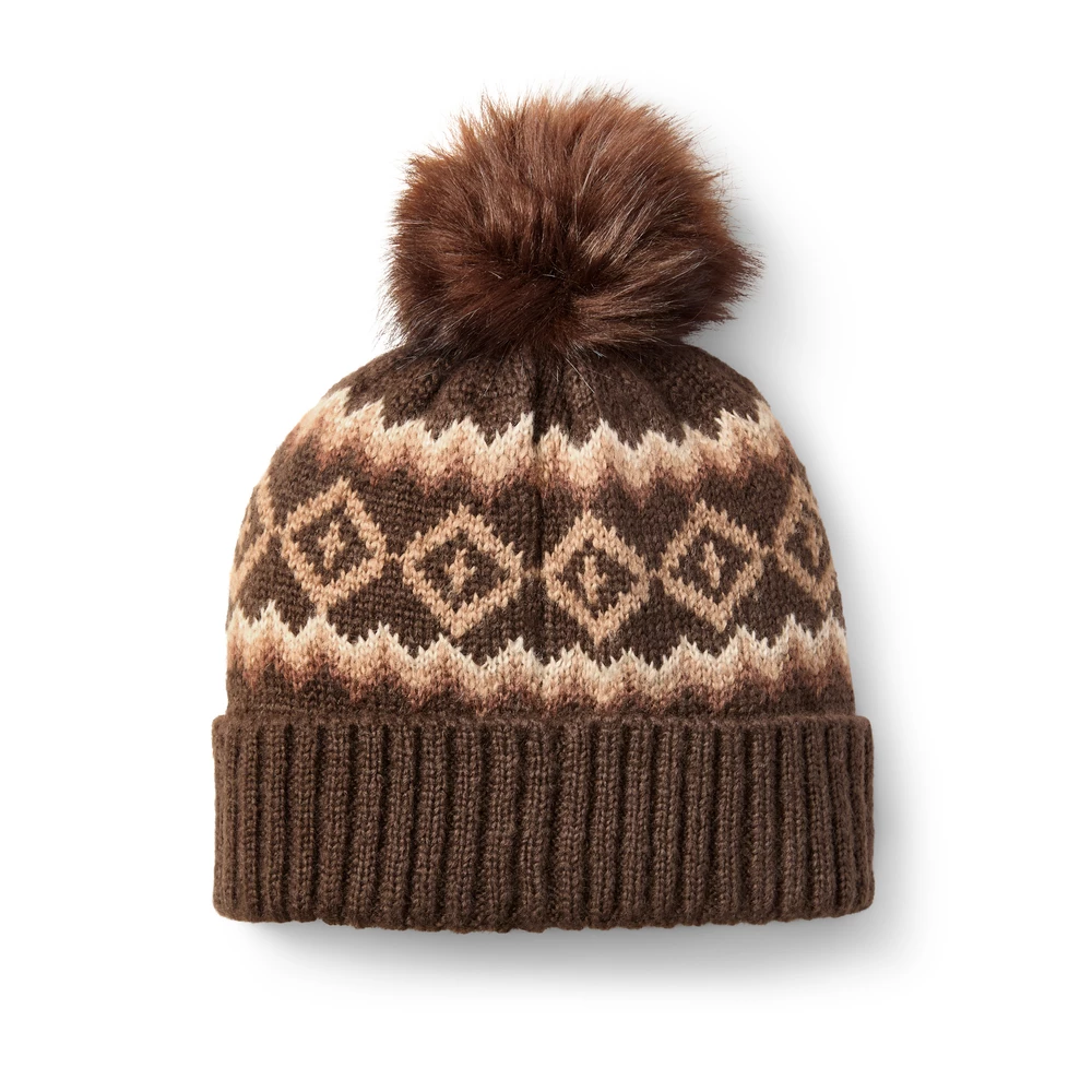 Ariat Womens Bristol Beanie - Chocolate Brown in Chocolate Brown