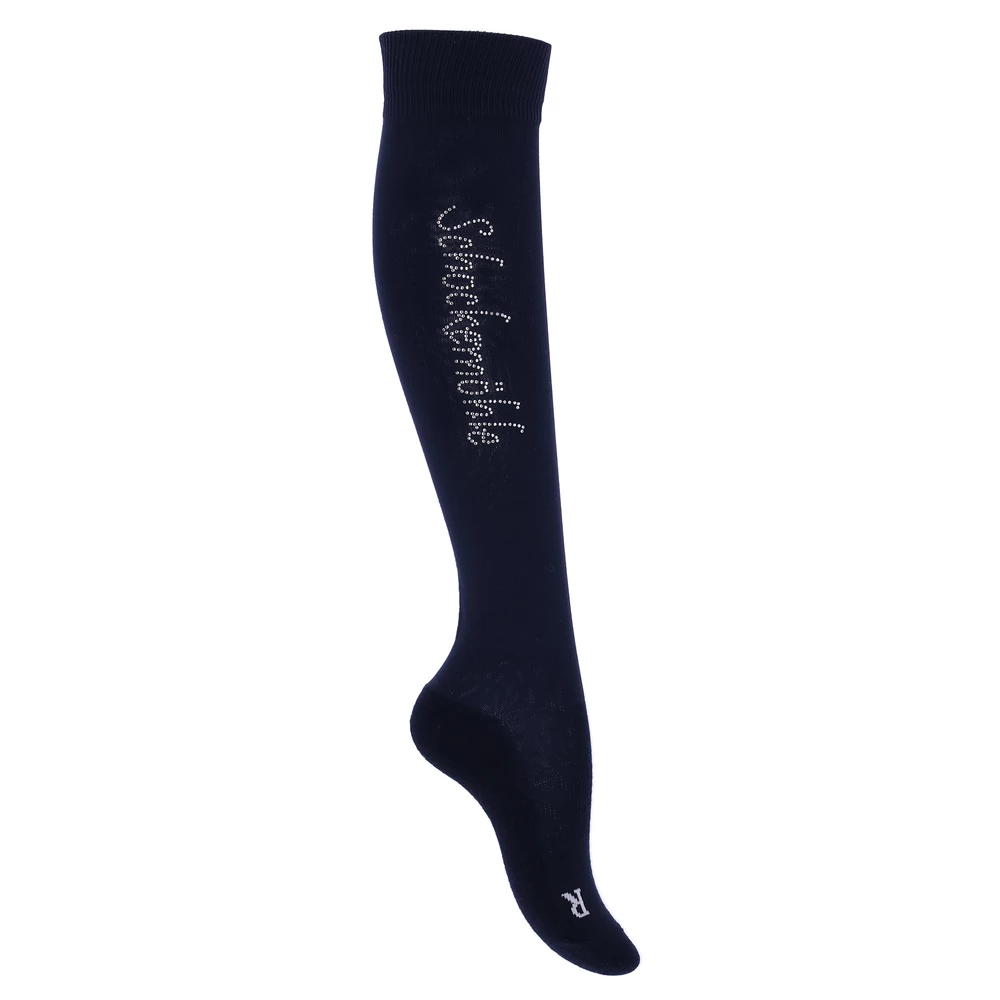 Schockemohle Glamour Functional  Socks Style - Dark Navy in Dark Navy