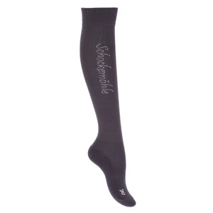 Schockemohle Glamour Functional  Socks Style - Dusty Chocolate in Dusty Chocolate