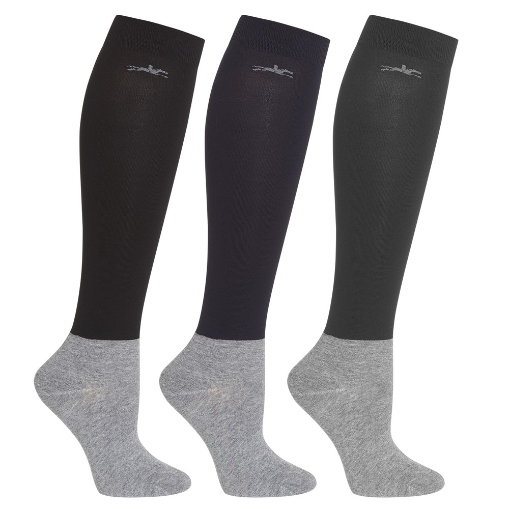 Schockemohle Show Socks (NOS) - Navy/Black/Grey 