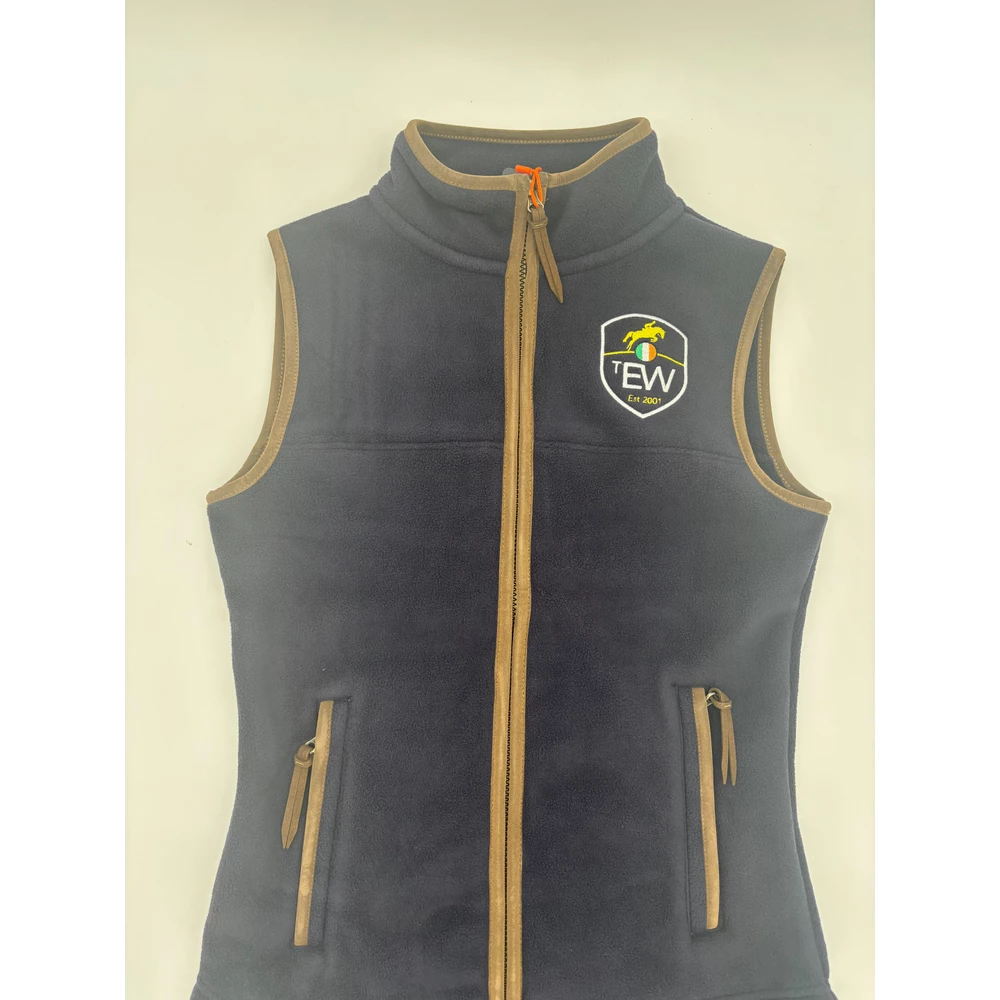 The Equine Warehouse Gents Fleece Gilet - Navy in Navy