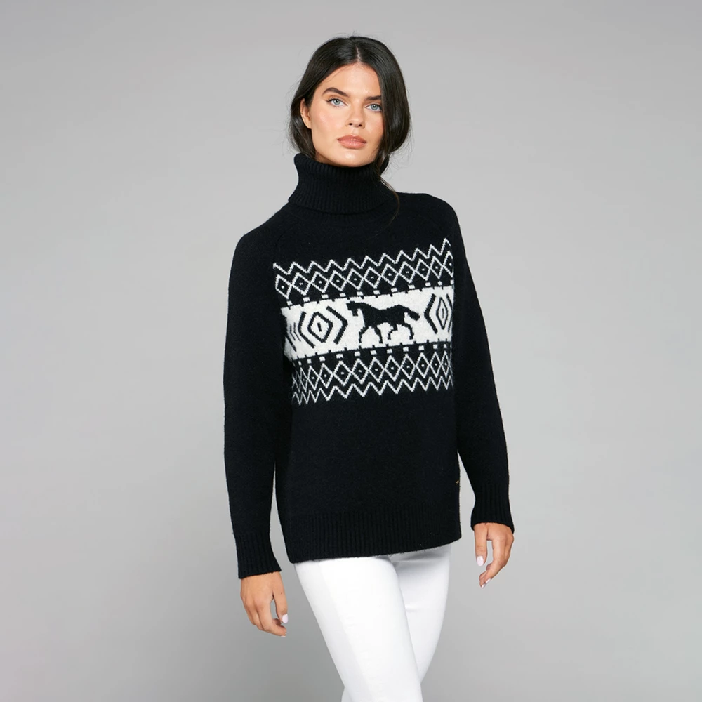 Toggi Chancery Knitted Sweater - Black in Black