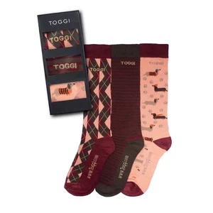 Toggi Loughty womens socks - Burgundy in Burgundy