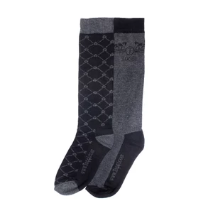 Toggi Nassington 2 pack socks  - Black/Grey in Black/Grey