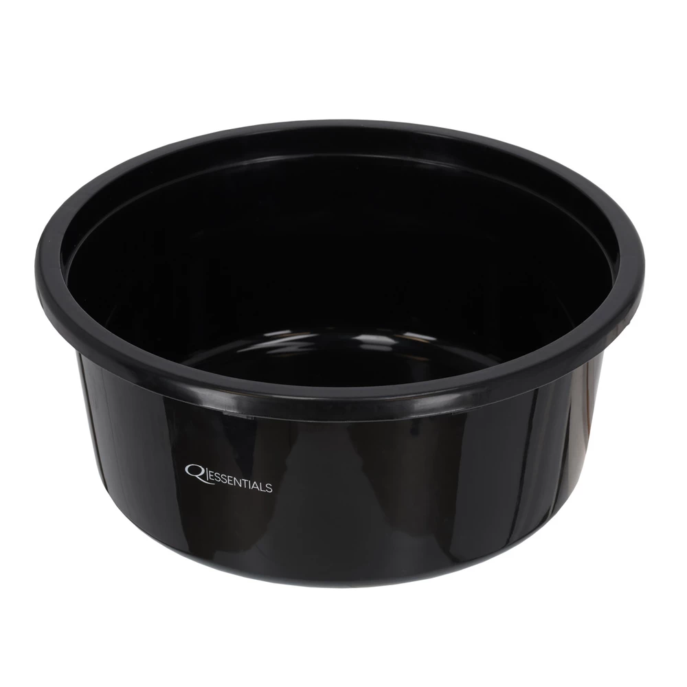 QHP Feeding bowl with lid - Black in Black
