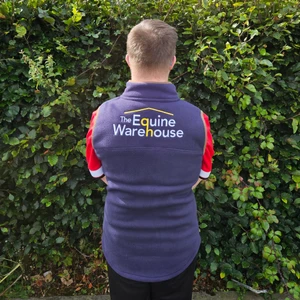 The Equine Warehouse Gents Fleece Gilet - Navy in Navy