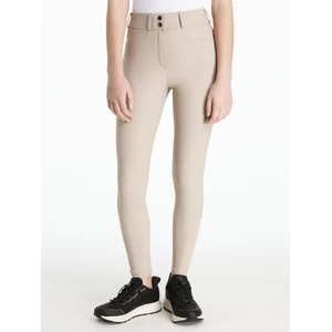 LeMieux Young Rider Izzy Knee Grip Breeches  - Almond in Almond
