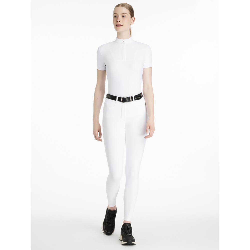 LeMieux Isabelle Knee Grip Breeches - White