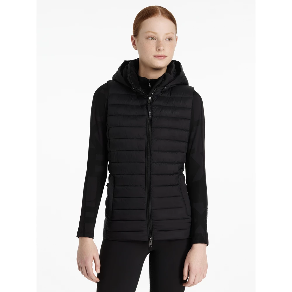 LeMieux Young Rider Ruby Puffer Gilet  - Black in Black