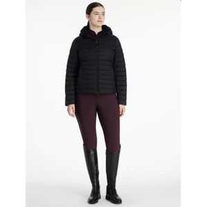 LeMieux Rose Hooded Puffer Jacket  - Black 