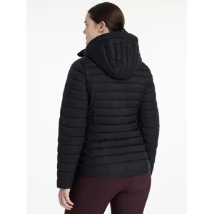 LeMieux Rose Hooded Puffer Jacket  - Black in Black