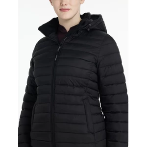 LeMieux Rose Hooded Puffer Jacket  - Black in Black