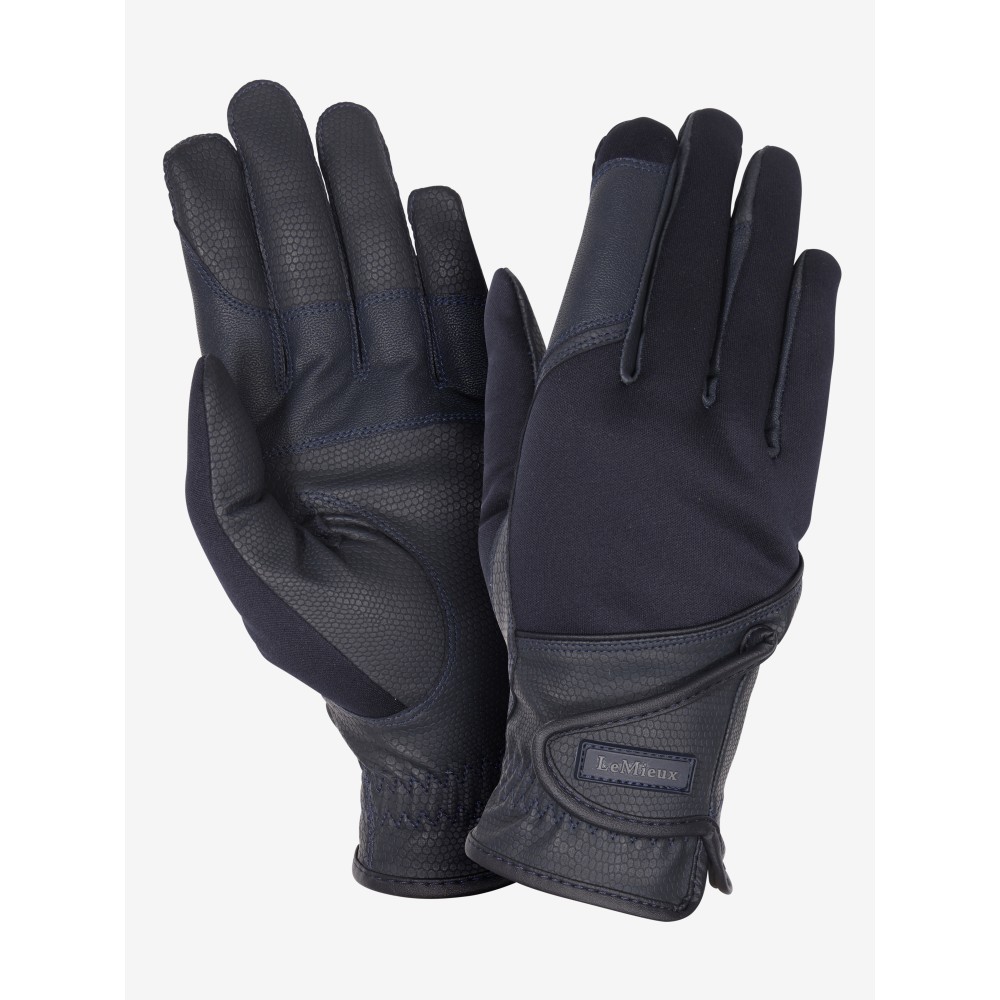 LeMieux Hybrid Riding Glove - Navy