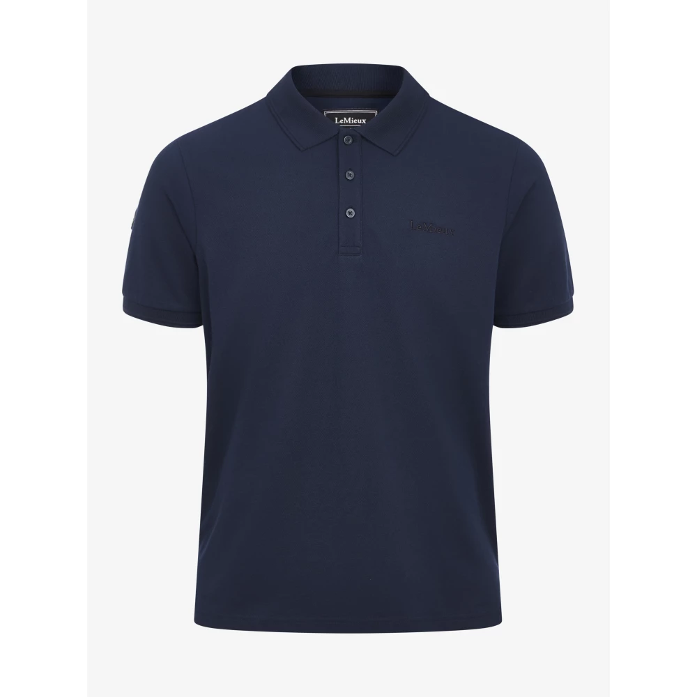 LeMieux Mens Classique Polo Shirt  - Navy in Navy