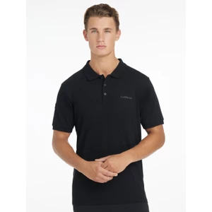 LeMieux Mens Classique Polo Shirt  - Black 