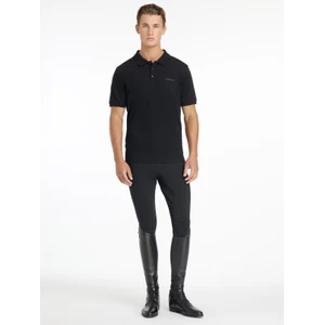 LeMieux Mens Classique Polo Shirt  - Black in Black