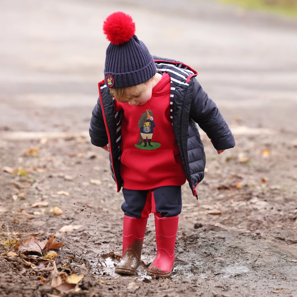 Tikaboo Winnie & Me Bobble Hat - Navy in Navy