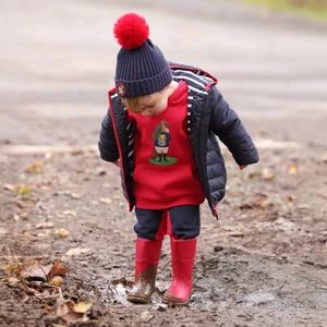 Tikaboo Winnie & Me Bobble Hat - Navy in Navy