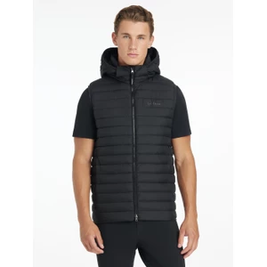 LeMieux Mens Hooded Puffer Gilet  - Black in Black