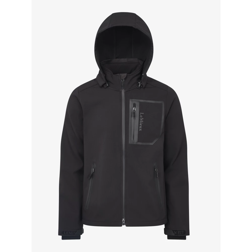 LeMieux Mens Softshell Jacket  - Black in Black