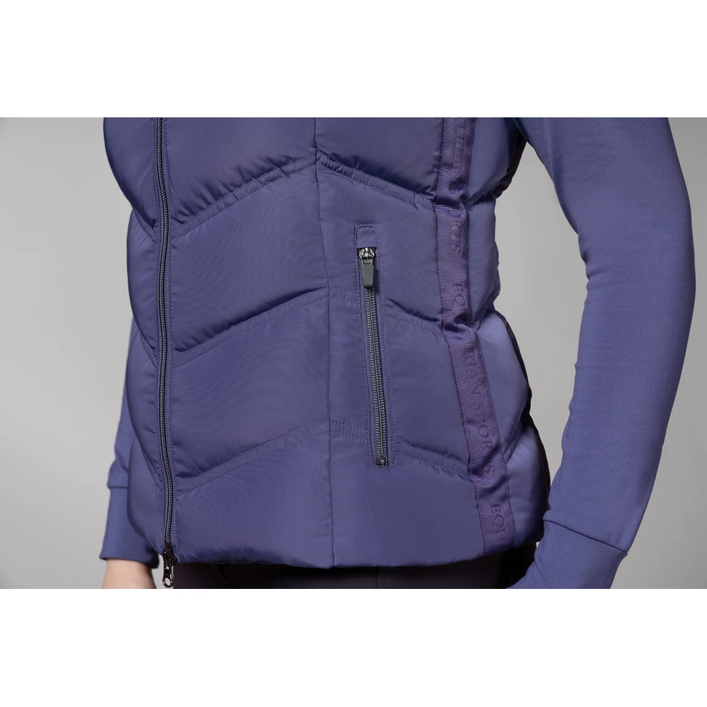 Gilet Femme Schockemohle équestre, Bleu Chaud, Taille XS (6-8), Neuf Avec Petits Défauts