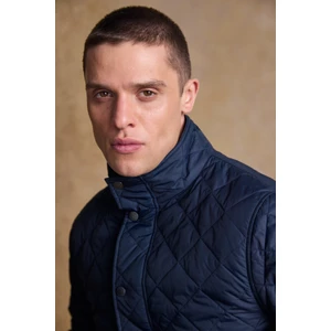 Jack Murphy Ronan Quilted Jacket - Navy in Navy