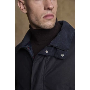 Jack Murphy Archie Wax Jacket - Navy in Navy