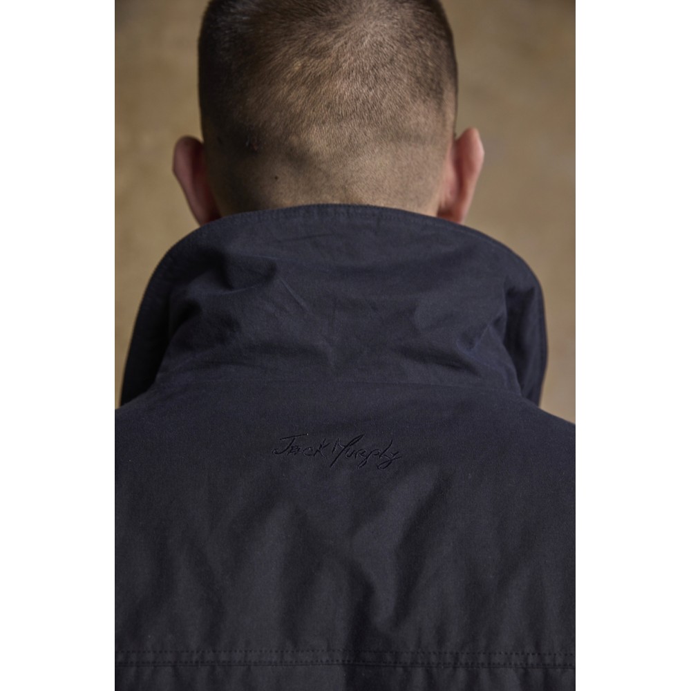 Jack Murphy Archie Wax Jacket - Navy